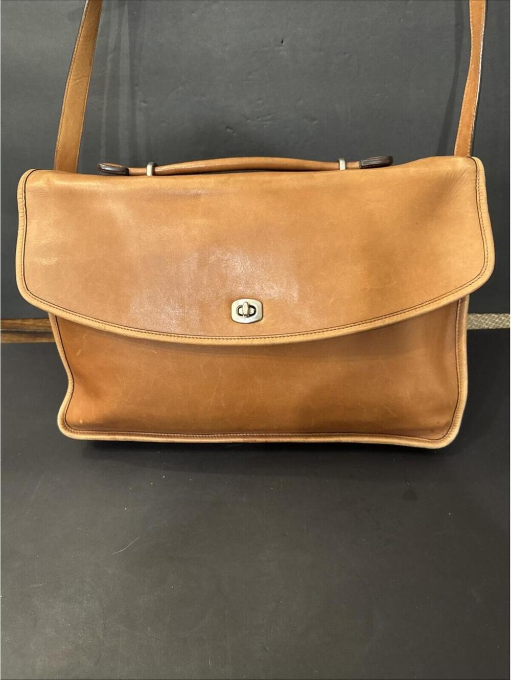 Rare VTG Coach Lexington Briefcase 5265 Shoulder Messanger Bag Turnlock